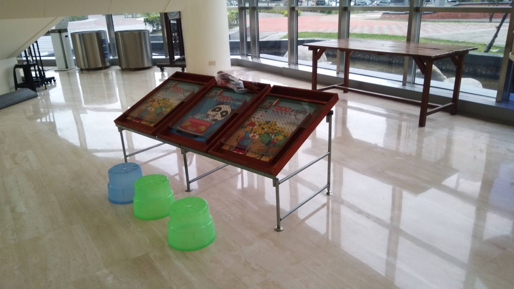 台中文化中心传统艺术节轨道弹珠台